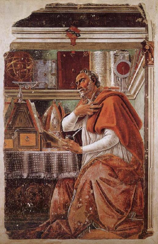Sandro Botticelli St. Augustine France oil painting art